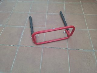 Soporte Bicicleta Pared Rojo
