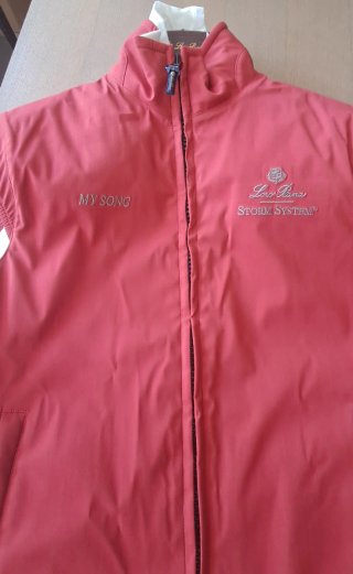 Gilet Loro Piana Storm System Rosso