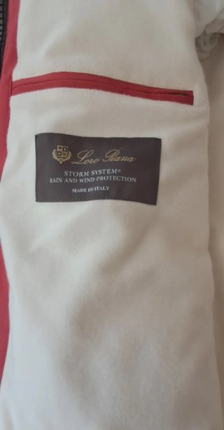 Gilet Loro Piana Storm System Rosso