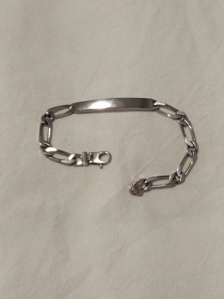 Pulsera Plata Hombre ID Nueva