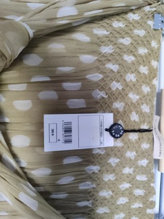 Vestido Purificación García Beige Lunares