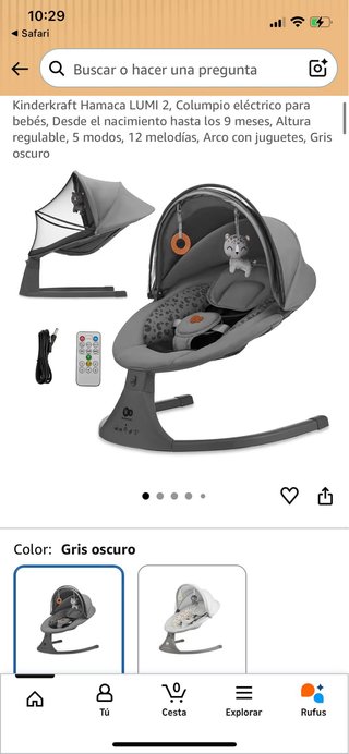 Hamaca Kinderkraft LUMI 2