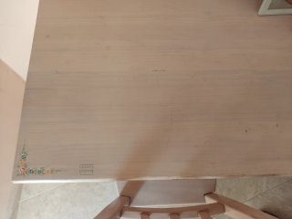 Mueble juvenil madera beige floral