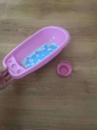 Cochecito de muñeca (regalo bañera y orinal)