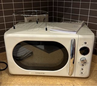 Microondas Vintage Create Blanco