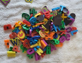 Pack Imanes Letras, Números y Signos
