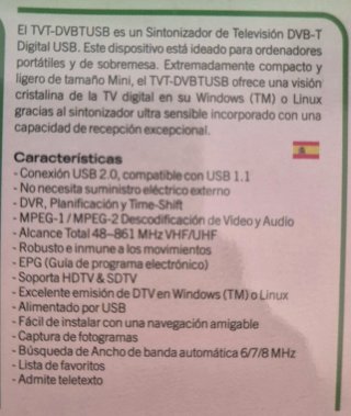 Sintonizador TDT USB TVISTO DVB-T