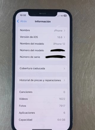 iPhone 12 64GB Negro