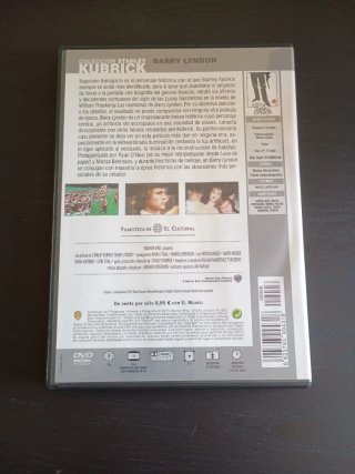 DVD Barry Lyndon Colección Kubrick