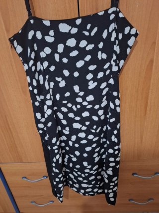 Vestito donna con bretelle e fiocco. Tg. M