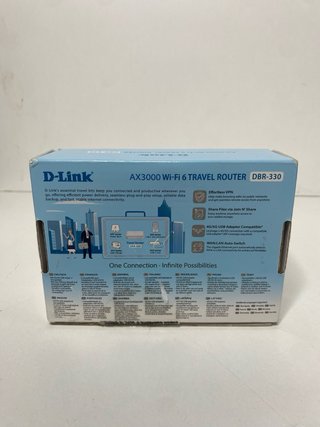 : Router Viaje D-Link DBR-330 AX3000 Wi-Fi 6