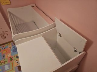 Cuna convertible en cama