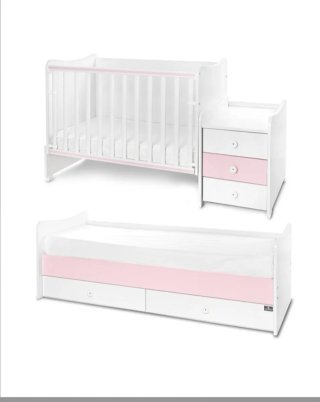 Cuna convertible en cama