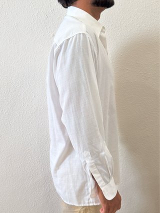 Camisa Studio Leonardo Blanca Talla L vintage