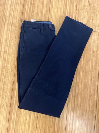 Pantalones de vestir azul hombre