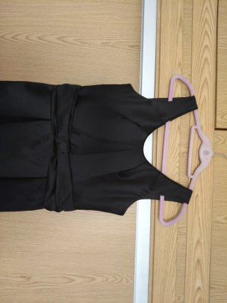 Vestido fiesta negro. Talla 42