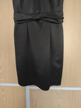 Vestido fiesta negro. Talla 42