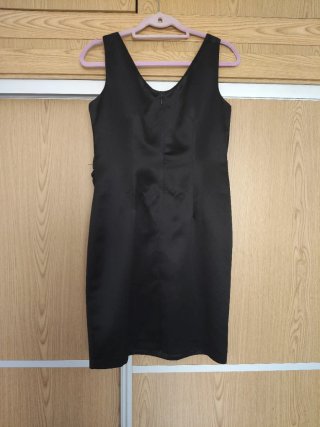Vestido fiesta negro. Talla 42
