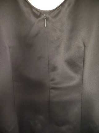 Vestido fiesta negro. Talla 42
