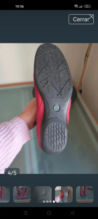 Botines de piel rojo. Marca española Pielsa.