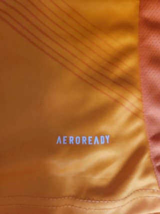 Camiseta Real Madrid Adidas Naranja Talla M