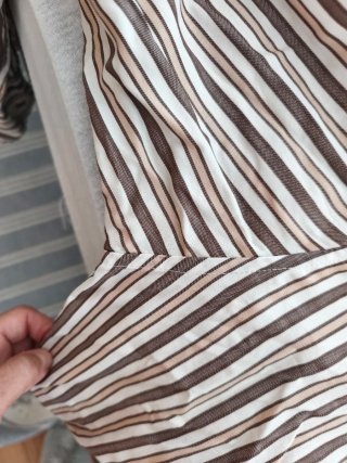 Camisa Pedro del Hierro Rayas Marrón y Blanco
