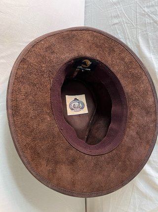 Sombrero de piel auténtica