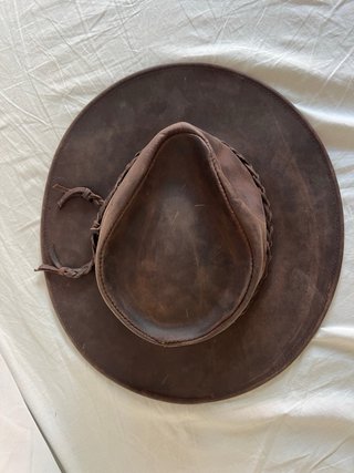 Sombrero de piel auténtica