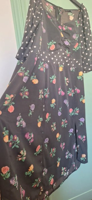 Abito estivo taglie comode pois e fiori