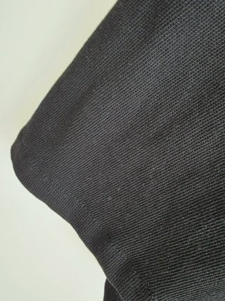 Jersey negro manga corta vestir