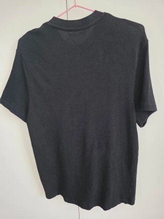 Jersey negro manga corta vestir