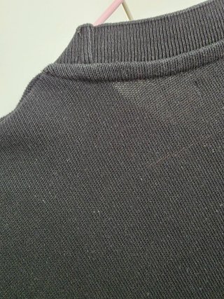 Jersey negro manga corta vestir