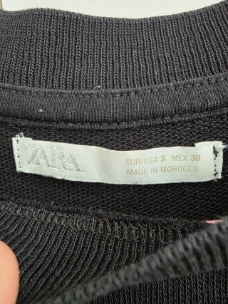 Jersey negro manga corta vestir