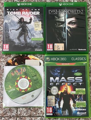 Lotto 4 Giochi Xbox One/360: Rise of the Tomb Raid