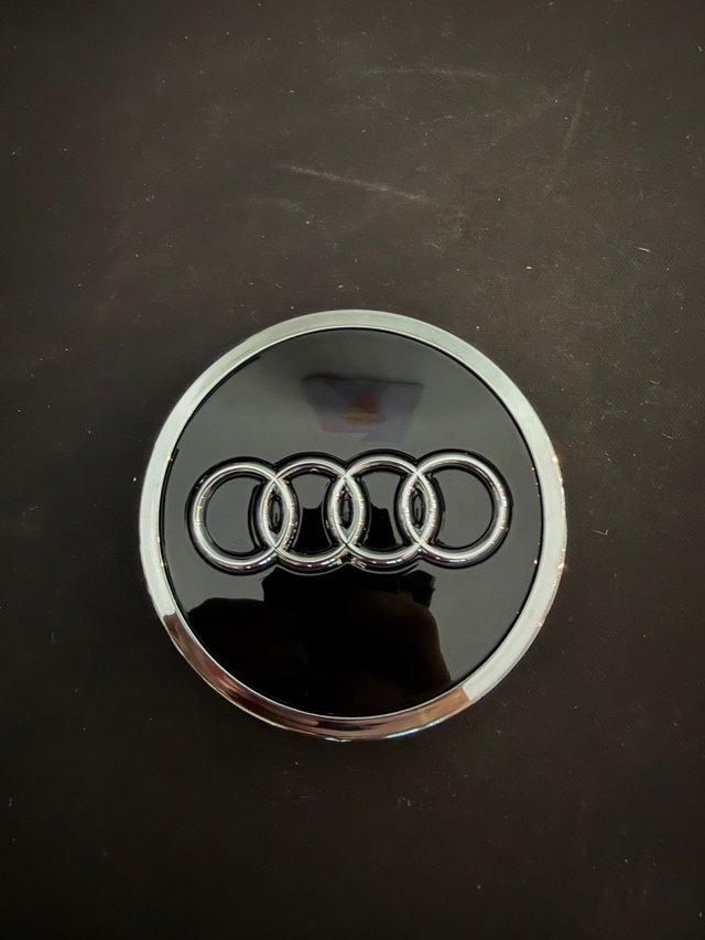 Tapabujes Audi Negro 60mm (4 unidades)