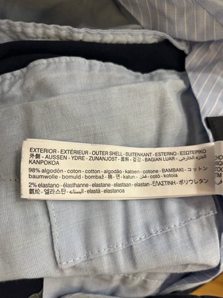 Pantalón de vestir azul hombre Talla 40