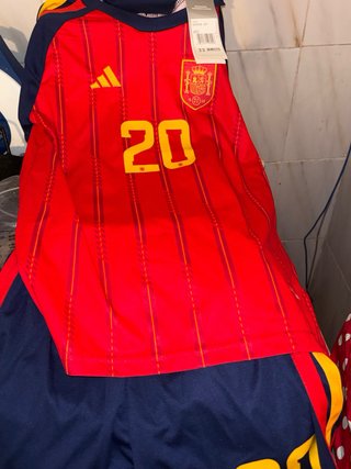 Camiseta España Adidas 20 pedri  Talla 22 niño