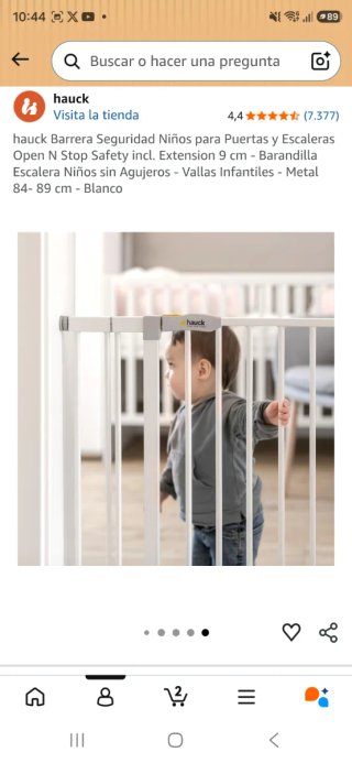 Barrera Seguridad Hauck Niños Puertas Escaleras