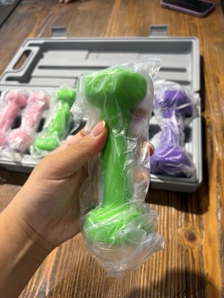 Set Manubri Neoprene/Vinile Rosa, Verde, Viola