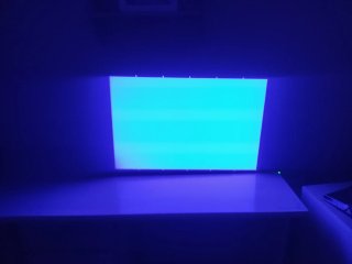 Mesa de luz LED con control remoto