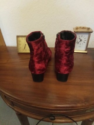 Botines rojos Mango Talla 37