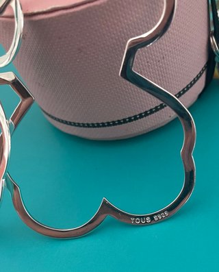 Pendientes Tous silueta Oso Plata
