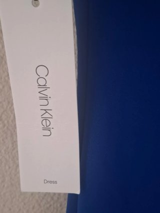 Vestido azul Klein Talla 2 Calvin Klein