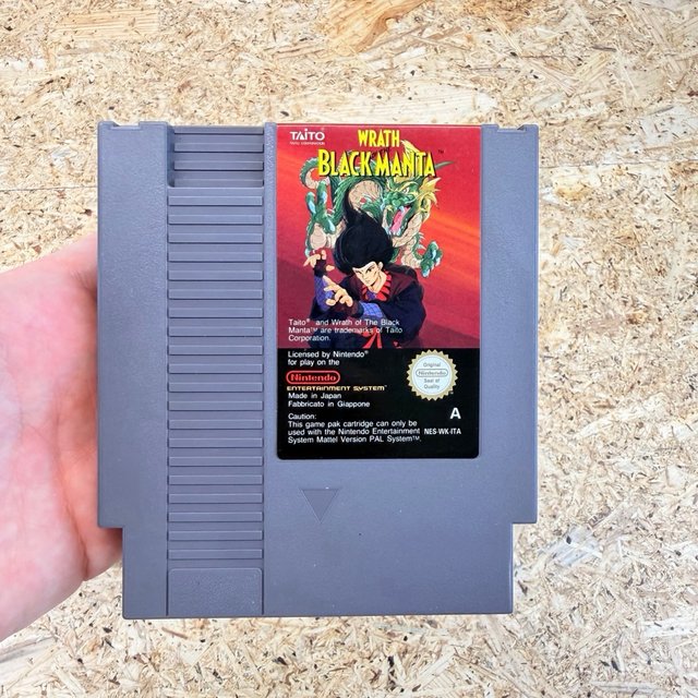 Wrath of The Black Manta Nes scatola e cartuccia