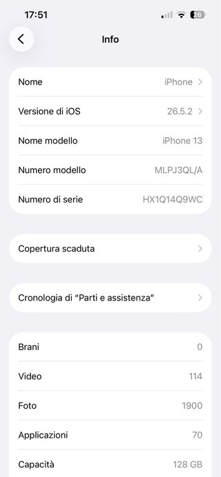 iPhone 13 128GB Rosso