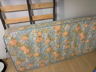 Cama nido con 2 somier 90x190 y 2 colchones