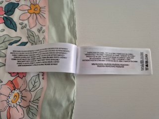 Pañuelo floral aguamarina Primark
