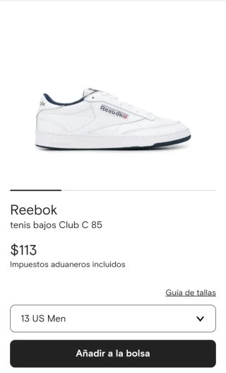 Reebok Club C 85 Talla 47