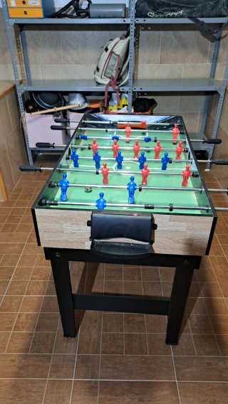 Mesa Billar y Futbolín 2 en 1