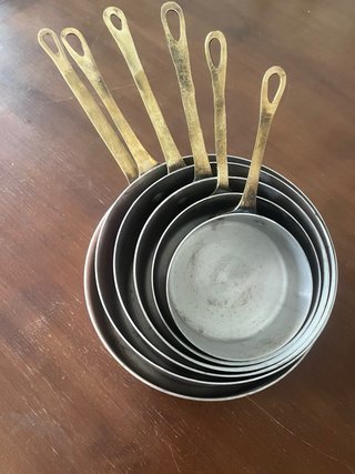 Conjunto Cacerolas Cobre Francesas